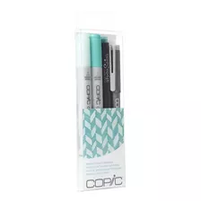 Copic Ciao Doodle Packs: Turquoise (4 Lápices)