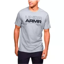 Camiseta Under Armour Manga Curta Masculina Baseline Cinza