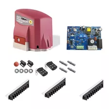 Kit Motor Veloti 500 Antiportonazo+3 Cremalleras + 2control