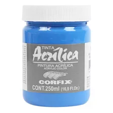 Tinta Acrílica Corfix 250ml Azul Celeste 67 G1 Cor Azul-celeste