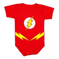 Bori Body Bodie Para Bebês Super Herói Flash Mesversários