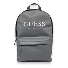 Mochila Guess Los Angeles Gris Para Dama Compartimiento Para Laptop, Multiples Compartimientos, Correas Ajustables Acolchadas, 100% Original Importada