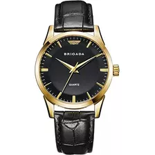 Relojes Para Hombre Classic Gold Black Business Casual Reloj