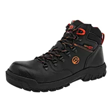 Botin Industrial Cliff 1051 Color Negro Para Hombre Tx6