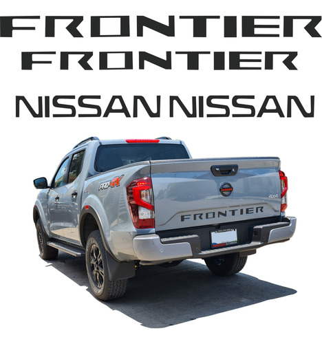Sticker Calca Nissan Np300 Frontier 2023 2024 Parrilla Batea Foto 6