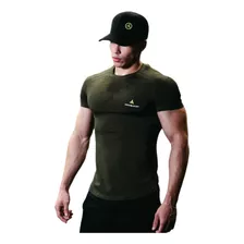 Remera Deportiva Hombre Gym Crossfit - Rmdf Verde