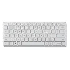 Teclado Bluetooth Microsoft Compacto Branco Gelo Idioma Port