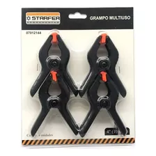 Kit De Grampos Multiuso 4'' Com 4 Peças Starfer