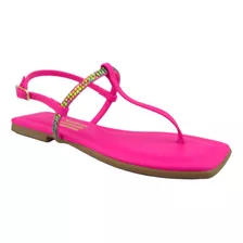 Sandalia Feminina Littz Tira Unica Com Fivela Confortavel