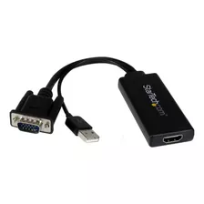 Startech Vga A Hdmi Adaptador Con Usb Audio - Vga A Hdmi Con