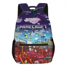 Mochila Minecraft Para Impressão 3d, Mochila Escolar De Gran