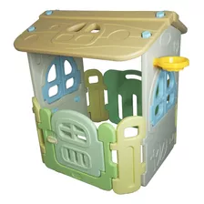 Casinha Infantil Plástico Playground Brinquedo Criança Cesta