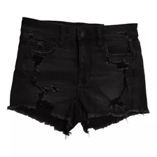 Short Corto Color Negro American Eagle