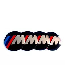 Juego 4 Centros De Llanta Bmw Serie M Plástico Adhesivo 56mm