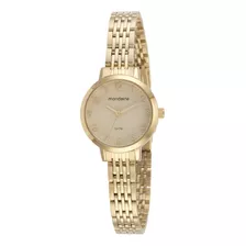 Relogio Mondaine Feminino 32356lpmvde1 Dourado Pequeno