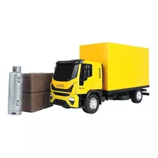 Caminhão Iveco Tector Baú Amarelo Usual - 451