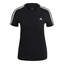 adidas W 3s T Camiseta Manga Corta Negro De Mujer Lifestyle