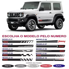 Adesivo Faixa Lateral Suzuki Jimny Sierra 1.5 4style 4wd Par