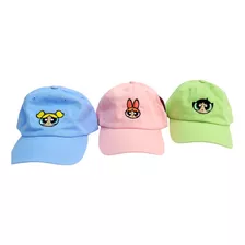 3 Pza Gorra Cachucha Chicas Súper Ppg Bombom Burbuja Bellota