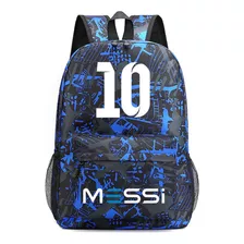 Mochila De Argentina Messi N.° 10, 3 Piezas