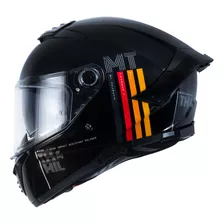 Capacete Moto Fechado C/ Óculos Mt Thunder 4 Sv Mil A11