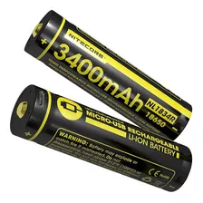 Bateria Recargable Nitecore Nl1834r Li-ion 3.7v 3400mah Usb