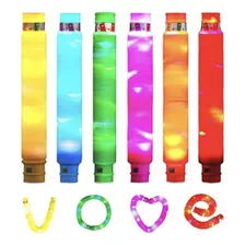 Pop Tube Led Fidget Toy Colorido