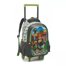 Kit Mochila Lancheira Estojo Menino Game Tnt Aventureiros