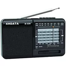 Xhdata D328 Radio Portatil Fm Am Sw Band Reproductor De Mp3 