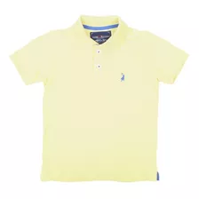 Camisa Infantil Gola Polo Amarela Austin Western 32481