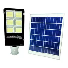 Lampara Solar Led 600w Suburbana Para Alumbrado Exterior