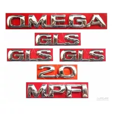 Emblemas Omega Gls 2.0 Mpfi + Laterais Gls - 1998