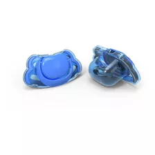 Pack De 2 Chupetes - Forma Ortodontica - Azul