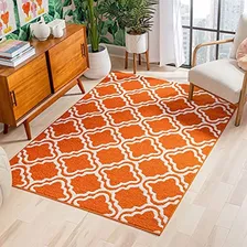 Well Woven Starbright Calipso Modern Geometric Trellis Orang