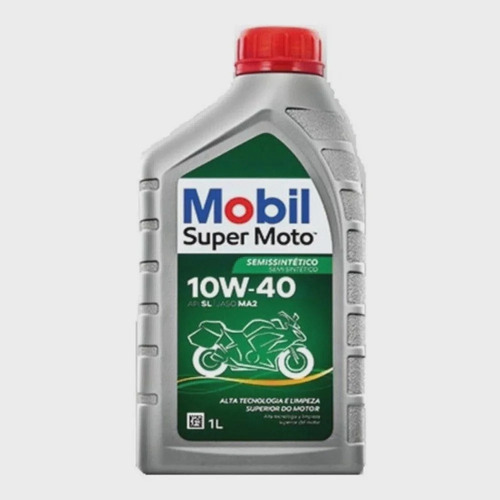 Aceite Mobil Super Moto 4t 10w-40 Semisintético 1 Litro