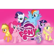 Painel Decorativo De Festa My Little Pony #02 120x80