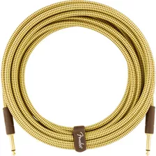 Cable Fender De Instrumento Serie Deluxe 3m Tweed