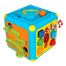 Cubo Gigante Atividades Com Som E Blocos Magic Toys 1082