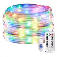 Le - Tira De Luces Led Para Exteriores, Multicolor Para Inte