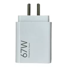 Cargador Xiaomi 67w Charger (type-a) Color Blanco