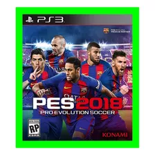 Pes 18 Pro Evolution 2018 Português Brasil - Ps3