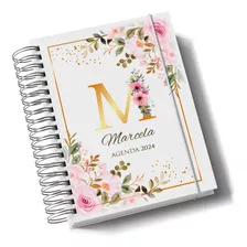 Agenda Planner Com Nome Personalizado Capa Dura