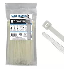 Bridas Kable Kontrol Heavy Duty Para Cables, 100 Unidades, 8