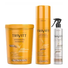 Kit Trivitt Shampoo 1l + Hidratação 1kg + Segredo 