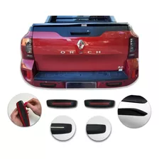 Duster Oroch 2022 X2 Taco Rojo Para Paragolpes Trasero Kenny