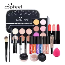 Kit Completo De Maquillaje Corrector Sombra De Ojos Lápiz La