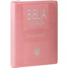 Livro Bíblia Sagrada Letra Gigante Com Harpa Cristã E Índ