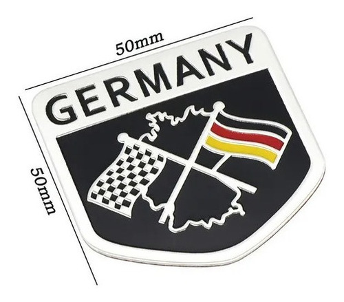 1 Emblema Para Jetta Rline A4 Audi Sline Motorsport Germany Foto 2