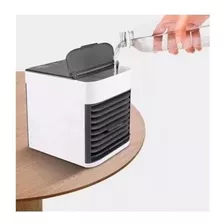 Mini Climatizador Air Cooler Luminária Ventilador Cor Como Nas Fotos