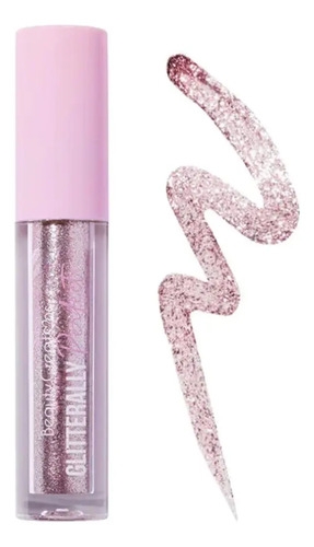 Delineador Líquido De Ojos Glitter Liner Beauty Creations Color Material Girl Efecto Metálico Brillantina